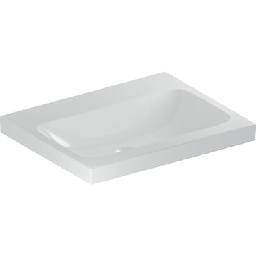 Geberit iCon Light håndvask t/møbel, 600 x 480 mm, hvid porcelæn