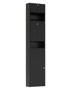 Pressalit Public Premium indbygningsmodul m/papirdispenser, sæbedispenser med sensor og affaldsspand