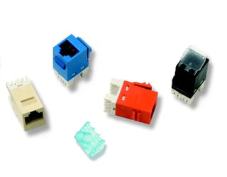 Modular jack  KAT5E UTP SL sort