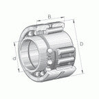INA nålerulle/kugleleje type NKIB