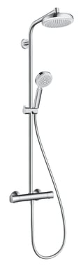 hansgrohe Crometta 160 1jet Showerpipe EcoSmart hvid/krom