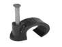 MEPAC Kabel clips M/Søm 16/19-20mm sort