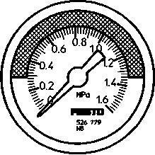 Festo Manometer MA-50-1,6-R1/4-MPA-E-RG