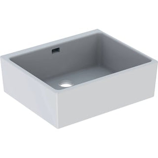 Geberit Publica skyllekar 500x390x200mm m/overl hvid fireclay