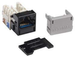Modular jack Kat6A MGS600 sort PK100