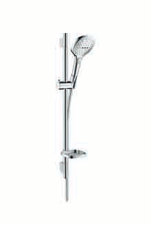 hansgrohe Raindance Select E 120 3jet brusesæt 65 cm, hvid/krom