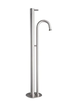 Eqi 4040 fritstående parkvandpost 1/2x580mm m/greb mat bejset