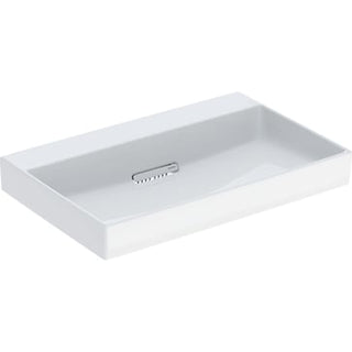 Geberit ONE håndvask 75 x 48 cm u/hanehul, hvid/KeraTect, blank hvid