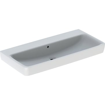 Geberit Renova Plan håndvask, 1000 x 480 x 185 mm, hvid porcelæn KeraTect