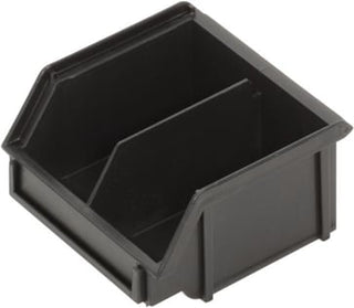 WEZ ESD Forrådsbakke 0,2L m/væg 95 x 100 x 50 mm sort