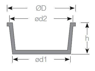 Konisk plastprop Ø80,0/77,5mm C775