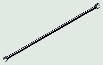 Diagonal stiver til 1,80  m
