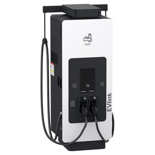 Lynladestation, EVlink Pro DC, 120kW, CCS2 + CCS2 ladestik, 3,6 m kabel med kabelstyringssystem, kre