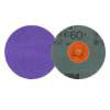 3MTM CubitronTM 3 RolocTM Fiberrondel 1187C, 60+, TR, lilla, 51 mm, 50/Karton, 200 stk/etui