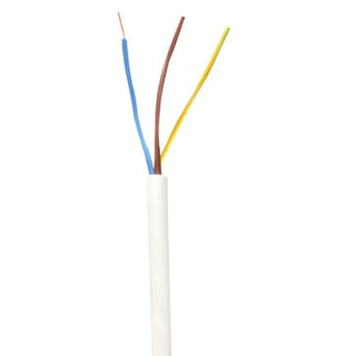 Plastkappeledning halogenfri Cca 3G1 hvid R100