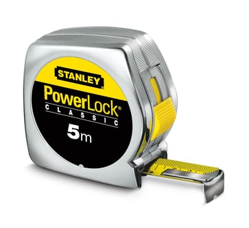 Stanley korte båndmål ""powerlock"" 5,0 m