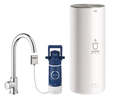 GROHE Red II Mono hane med kogende vand 7 l-kedel C-tud, krom