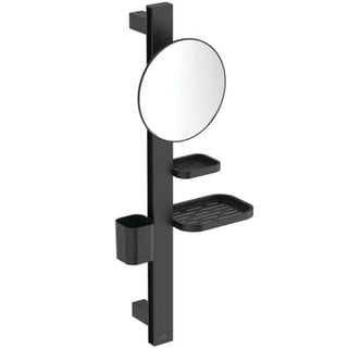 Ideal Standard Alu+ spejl- og hyldesystem small, Silk Black