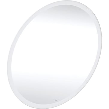 Geberit Option Round spejl med lys Ø90 cm, aluminium