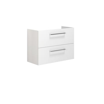 Dansani Mido vaskeskab 80 cm m/2 skuffe, hvid mat