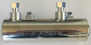 Skrueforbinder 1 kV, med skillevæg, type D150-300 SV-T-V-K for 150-300 mm2