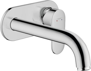 hansgrohe Vernis Blend 1-grebs håndvaskarmatur til 2-huls indbygning i væg, med 20,5 cm tud, krom