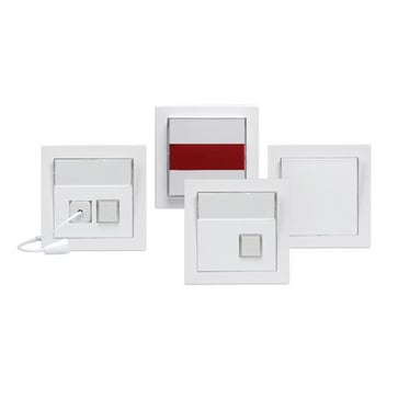 Alarmsæt HANDICAP WC ((komplet)) 4x1M Hvid