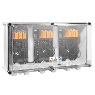 PV Combiner Box, 1000 V, 3 MPP, 3 Inputs / 3 Outputs per MPP, overspændingsbeskyttelse I / II, Cable