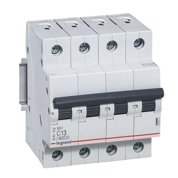 RX3 MCB automatsikring C13 4pol 4M 6000A