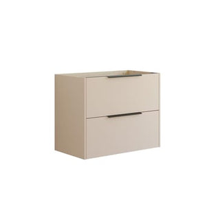 Dansani Mido vaskeskab 80 cm m/2 skuffe, glat sand