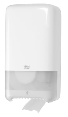Tork Dispenser Mid-Size Twin Toiletpapir, Hvid, T6