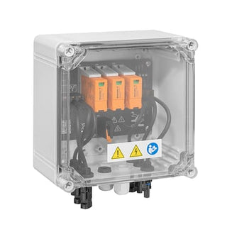 PV Combiner Box, 1100 V, 1 MPP, 2 Inputs / 1 Output per MPP, overspændingsbeskyttelse I / II, WM4C