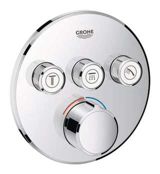 GROHE SmartControl termostat udv. del, rund 3SC, krom