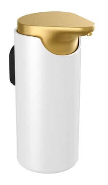 Pressalit Style sæbedispenser børstet messing/hvid 240ml.
