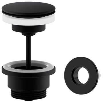 Damixa bundventil Ø63mm 1 1/4"" push-up mat sort