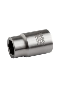 Bahco 1/2"" top i rustfrit stål med 25 mm indvendig sekskant