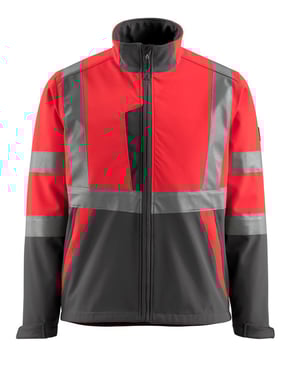 DANFOSS NL KIAMA TRYK 3XL hi-vis rød/grå