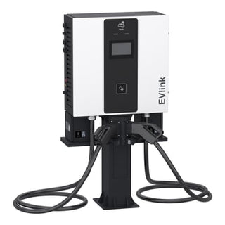 Piedestal, EVlink Pro DC, til DC 60kW ladeboks med 2xCCS2 ladestik, 0,75m højde