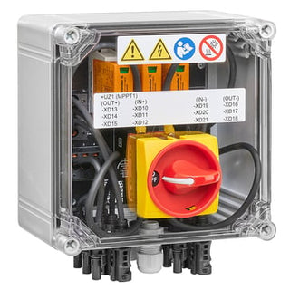 PV Combiner Box, 1100 V, 1 MPP, 3 Inputs / 3 Outputs per MPP,overspændingsbeskyttelse I / II, Switch