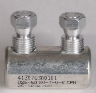 Skrueforbinder 1 kV, med skillevæg, type D25-50 SV-T-V-K for 25-50 mm2