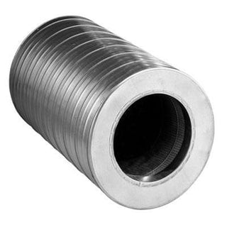 Lindab lyddæmper SLU Ø800 x 1200 mm 100 mm isolering
