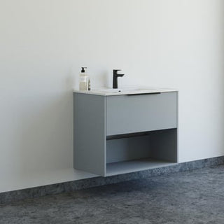 Dansani Mido møbelpakke 81 cm 1 sk m/hylde, vask, glat, blå