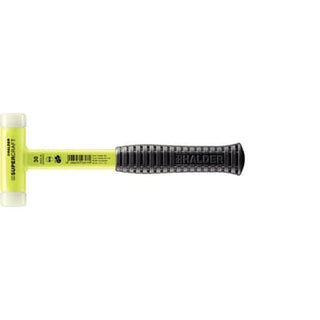 Halder Supercraft Dødslagshammer rekylfri brudsikkert stålskaft gul fluor anti-slip Ø30mm