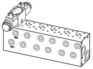 NG10 manifold - 4 sektioner