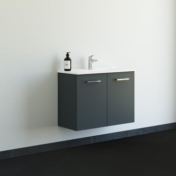 Dansani Mido mini møbelpakke 81 cm 2 låger, vask, grå