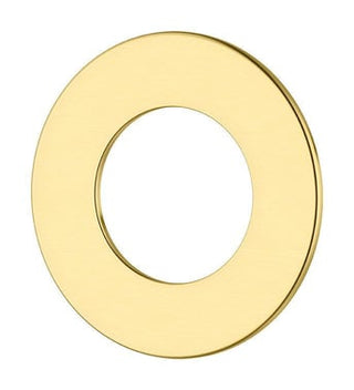 Damixa underlagsskive 2mm Ø35-65mm børstet messing ((PVD))