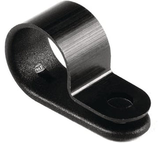 P-klips H3P i sort plast til Ø6,5mm bundt