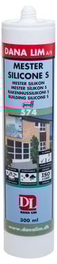 Mestersilicone S574 Silkegrå 300 ml.