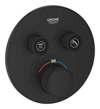 GROHE Grotherm SmartControl termostat udv.dele Ø158 mm 2SC, Phantom black