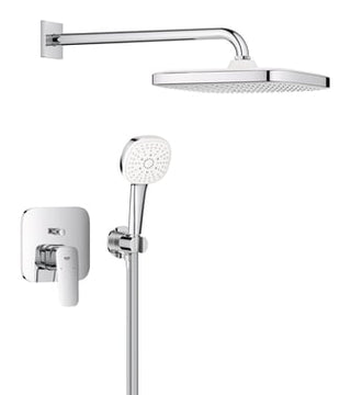 GROHE Cubeo Indbygningsbrusesystem inkl. håndbruser med Tempesta 250 forkromet